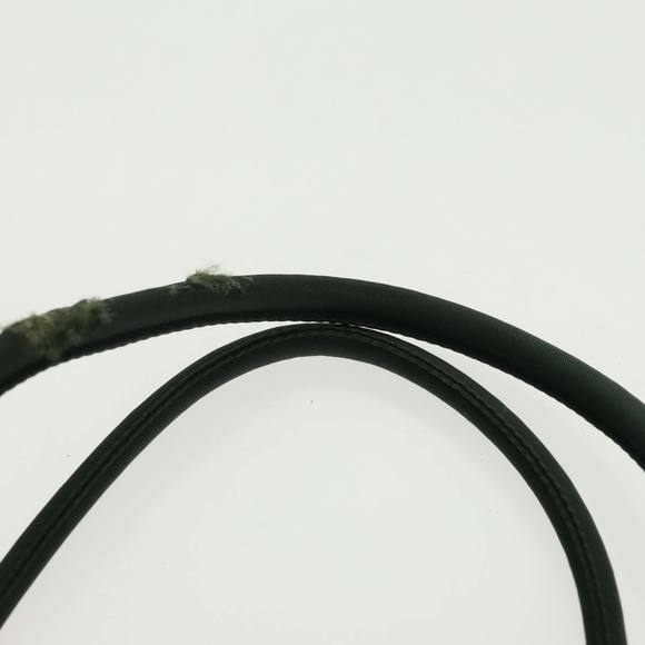 PRADA PRADA Hand Bag Nylon Khaki Silver Auth 95368 - Picture 8 of 16